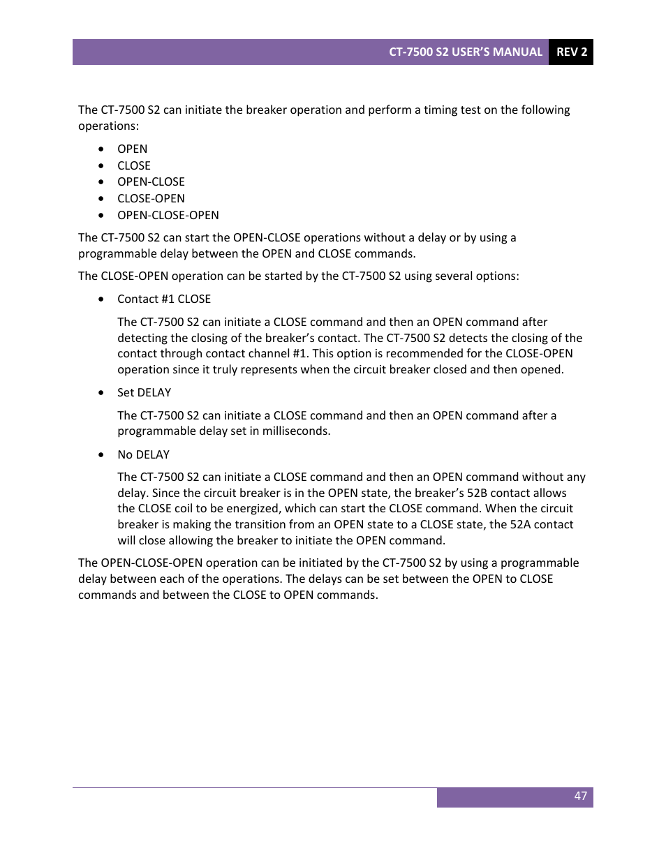 Vanguard CT-7500 S2 User Manual | Page 52 / 110