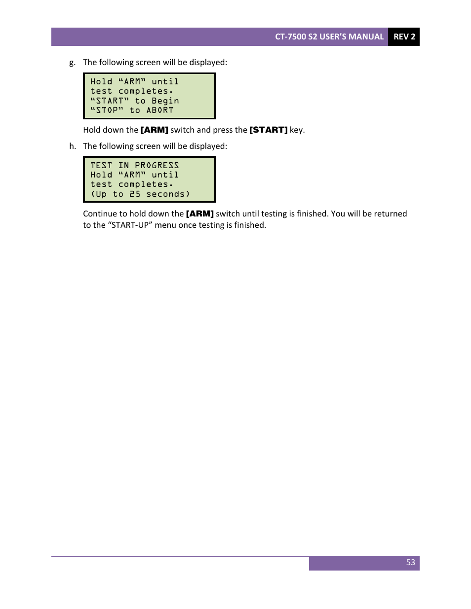 Vanguard CT-7500 S2 User Manual | Page 58 / 110