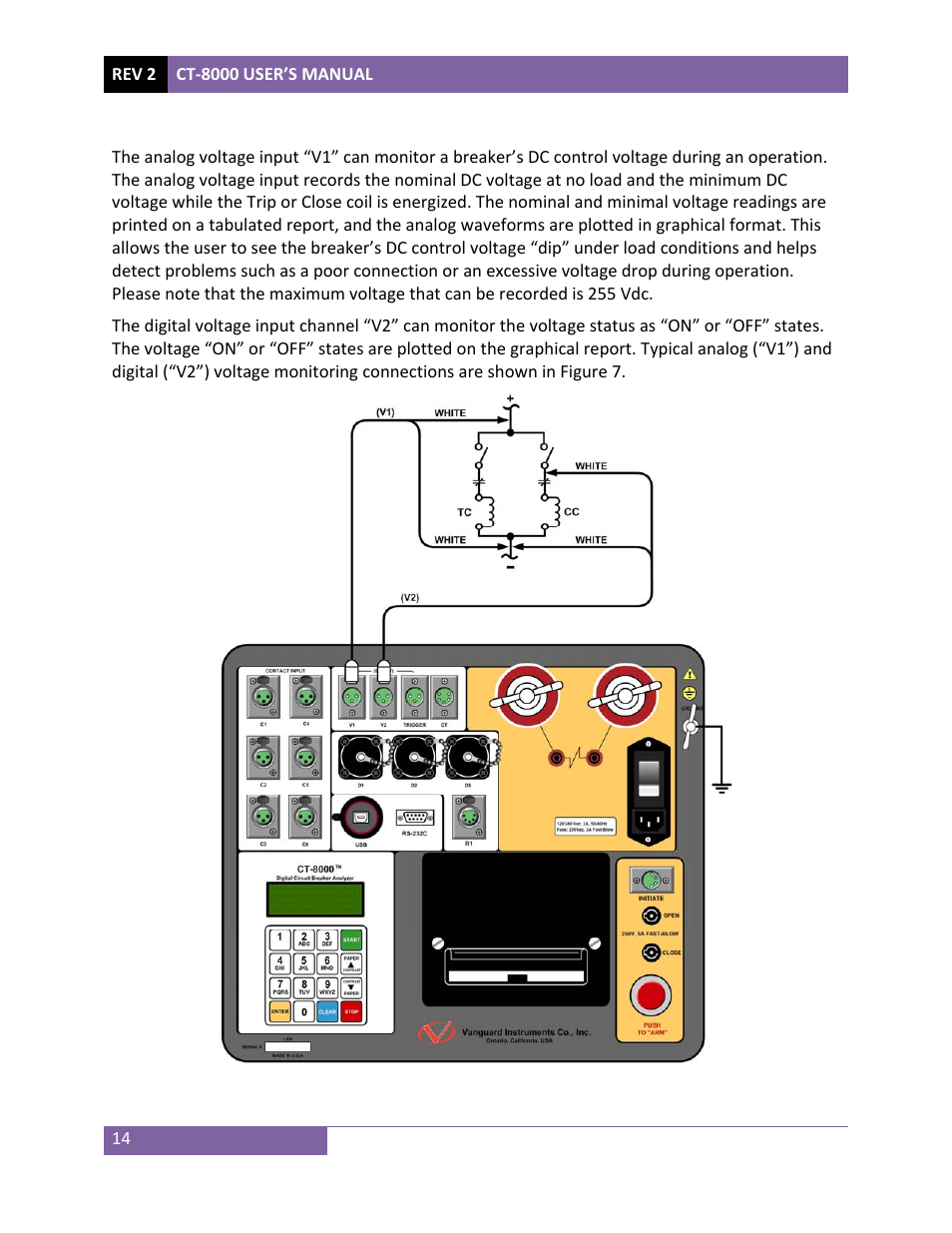 Vanguard CT-8000 User Manual | Page 19 / 120
