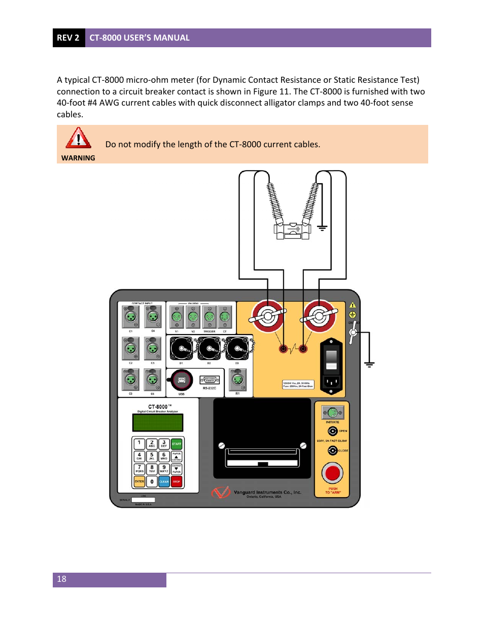 Vanguard CT-8000 User Manual | Page 23 / 120