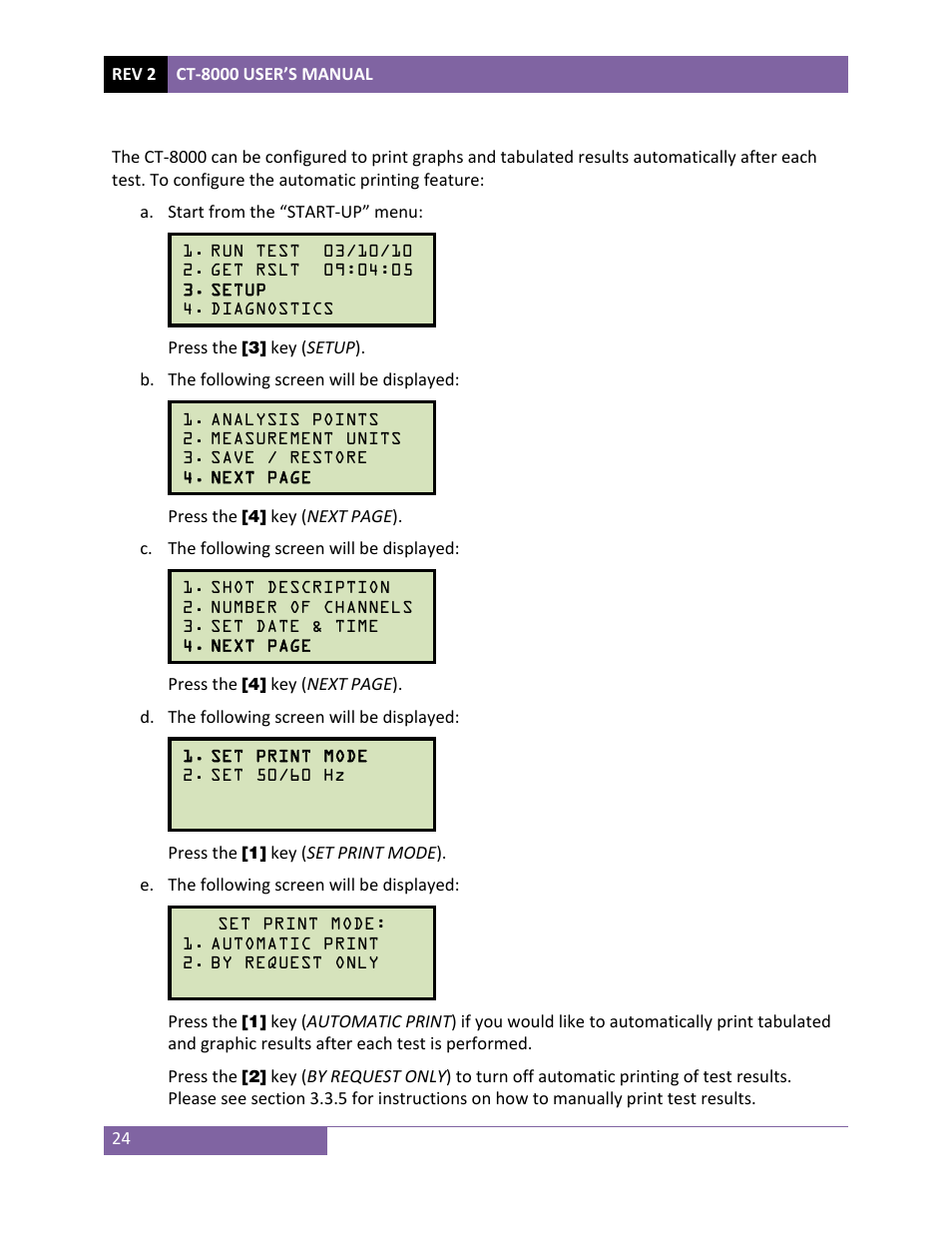 Vanguard CT-8000 User Manual | Page 29 / 120