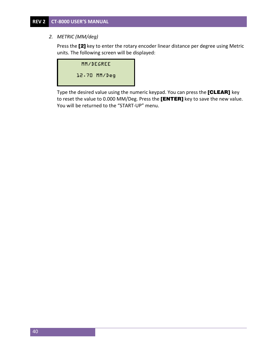 Vanguard CT-8000 User Manual | Page 45 / 120