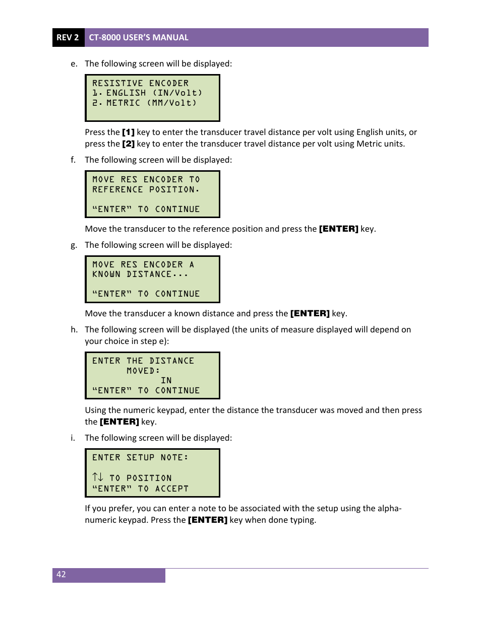 Vanguard CT-8000 User Manual | Page 47 / 120