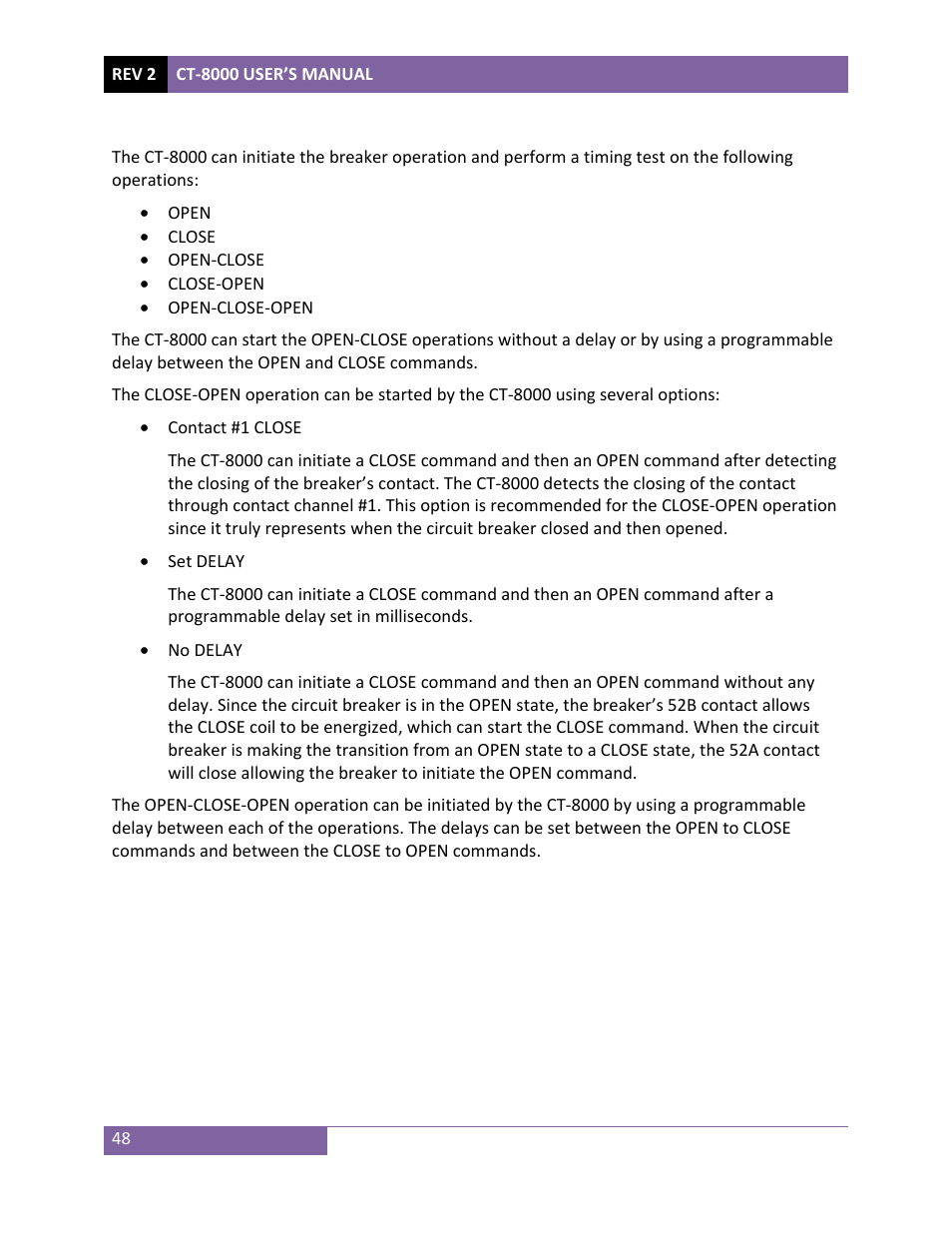 Vanguard CT-8000 User Manual | Page 53 / 120