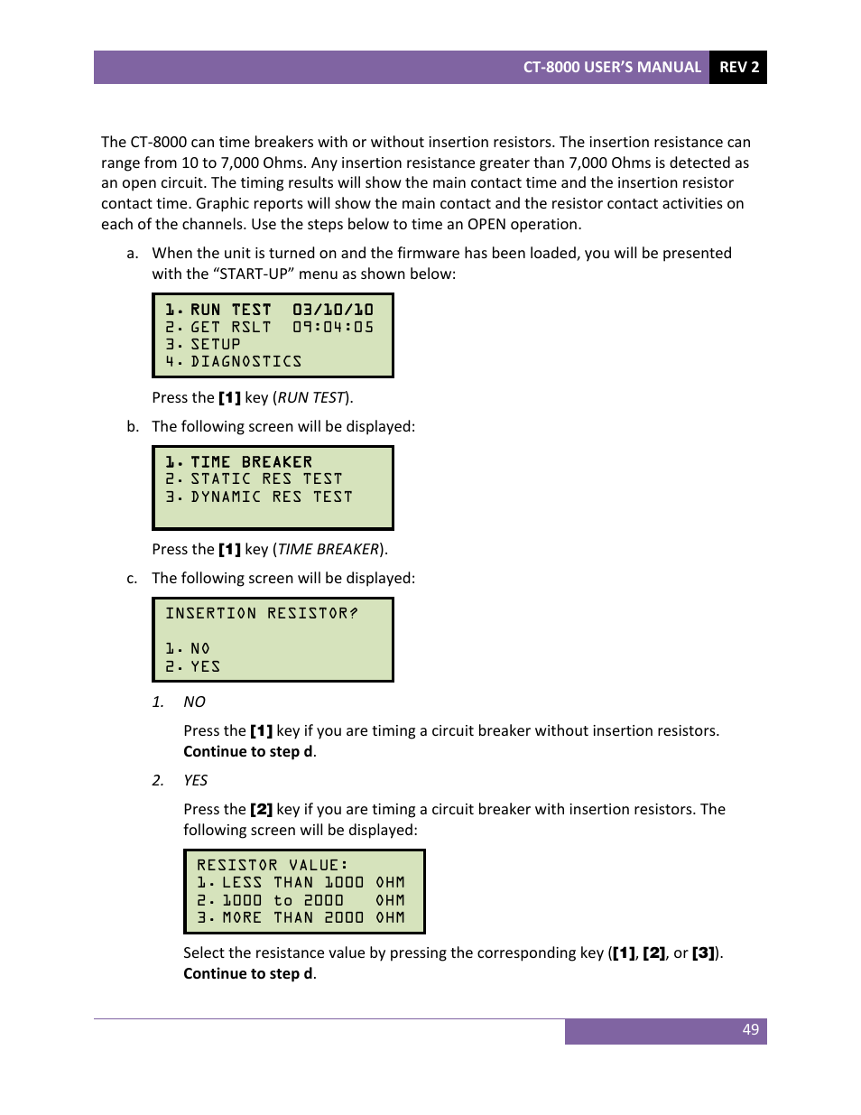 Vanguard CT-8000 User Manual | Page 54 / 120
