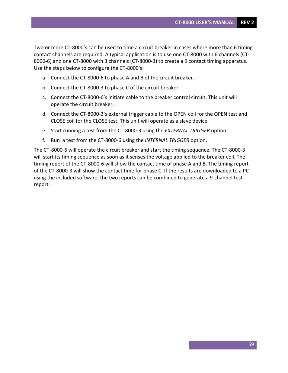 Vanguard CT-8000 User Manual | Page 64 / 120