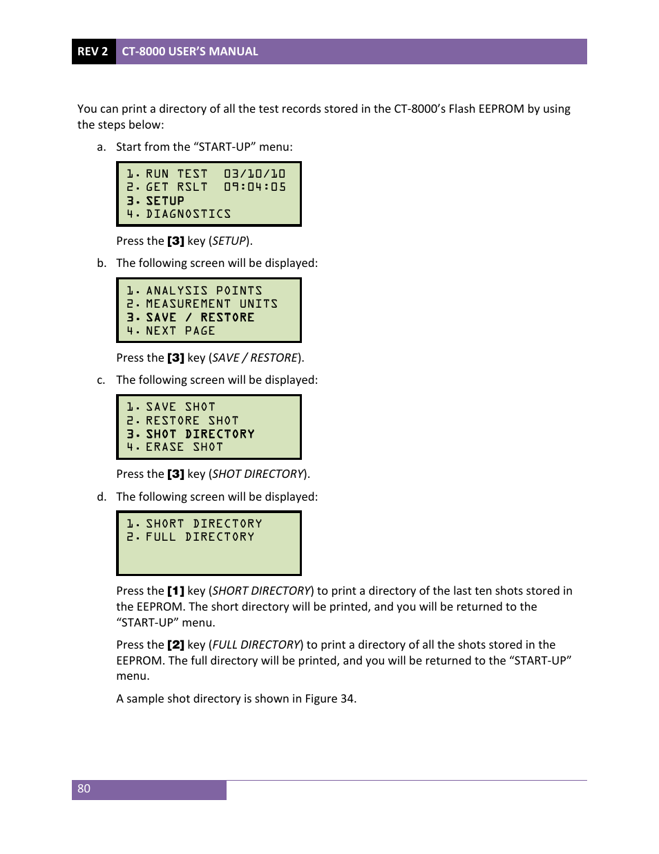 Vanguard CT-8000 User Manual | Page 85 / 120