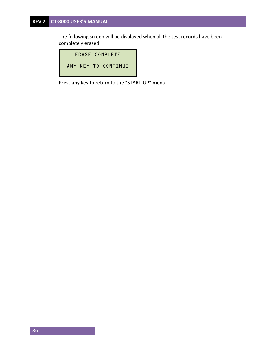 Vanguard CT-8000 User Manual | Page 91 / 120