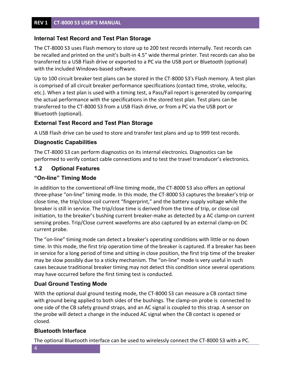 Vanguard CT-8000 S3 User Manual | Page 9 / 145