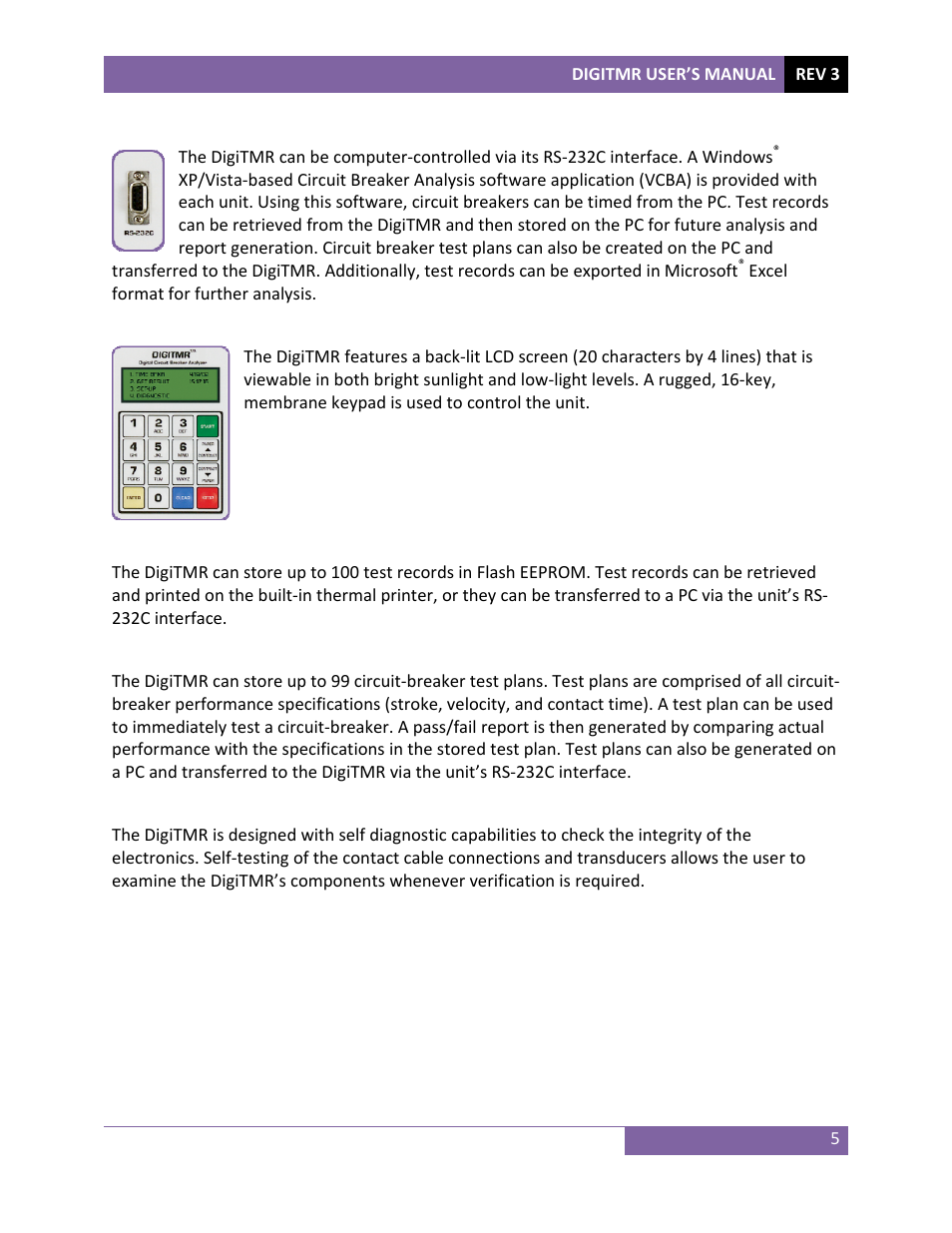 Vanguard DigiTMR User Manual | Page 10 / 86