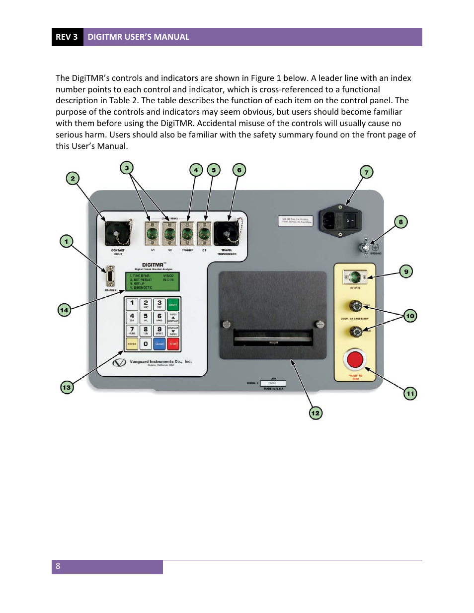 Vanguard DigiTMR User Manual | Page 13 / 86