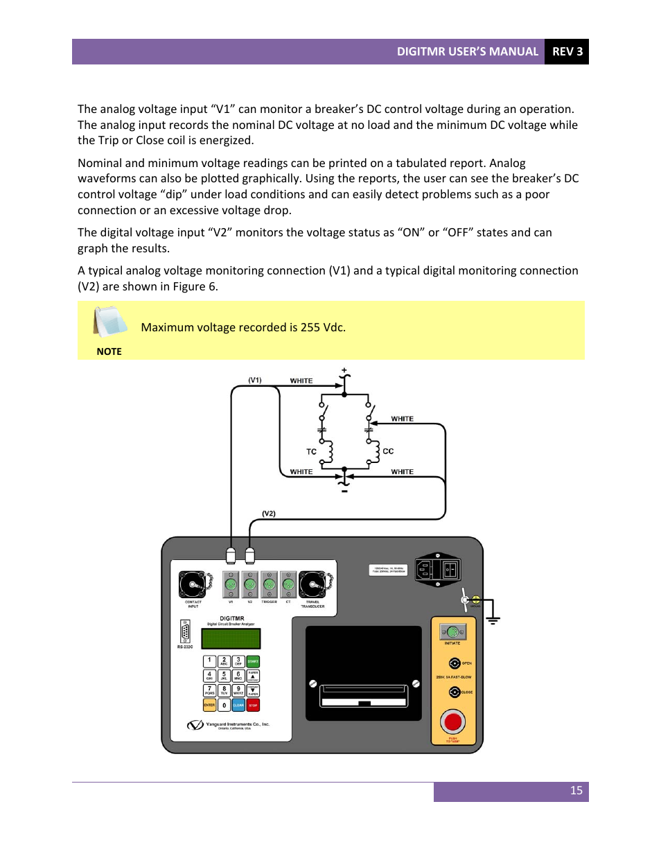Vanguard DigiTMR User Manual | Page 20 / 86