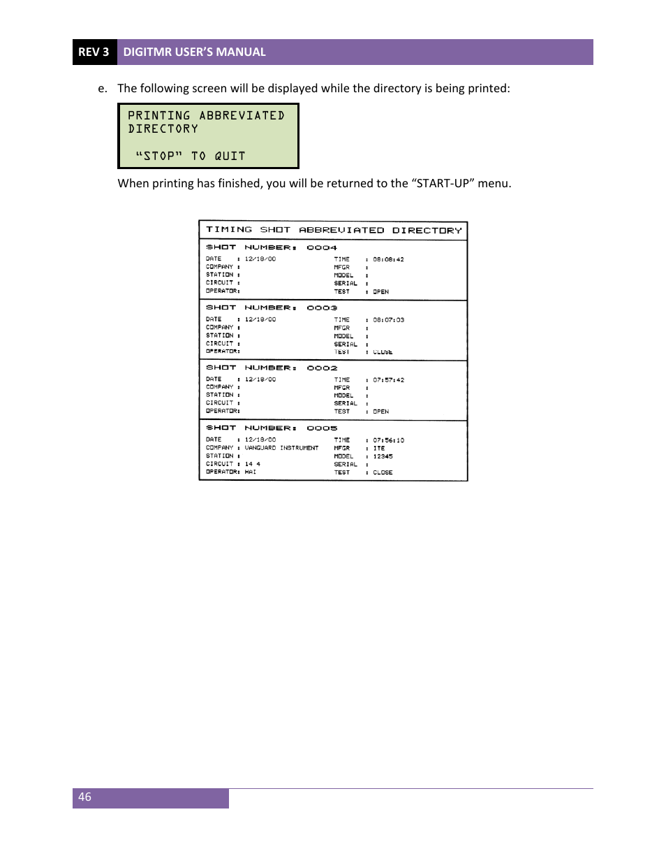 Vanguard DigiTMR User Manual | Page 51 / 86