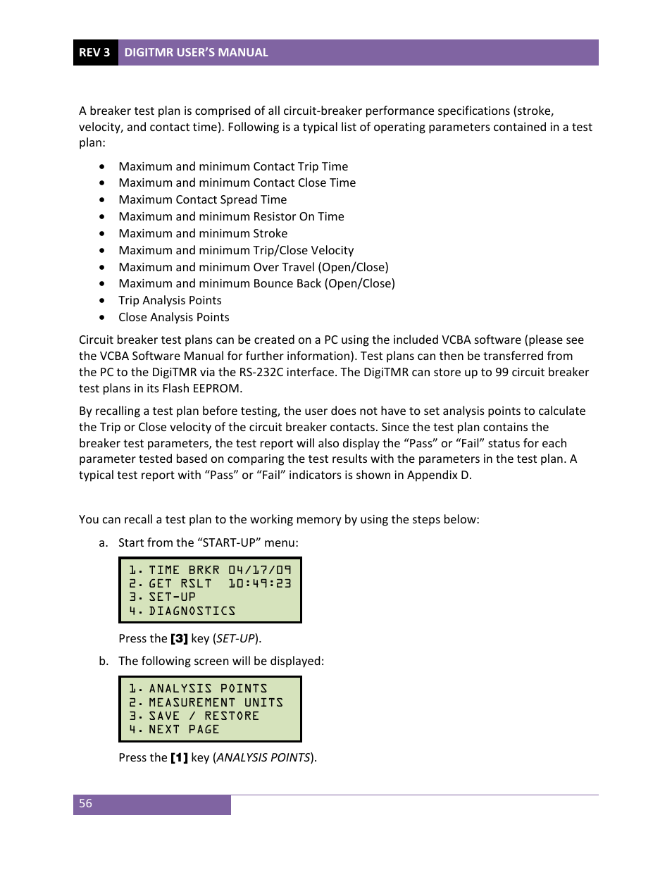 Vanguard DigiTMR User Manual | Page 61 / 86