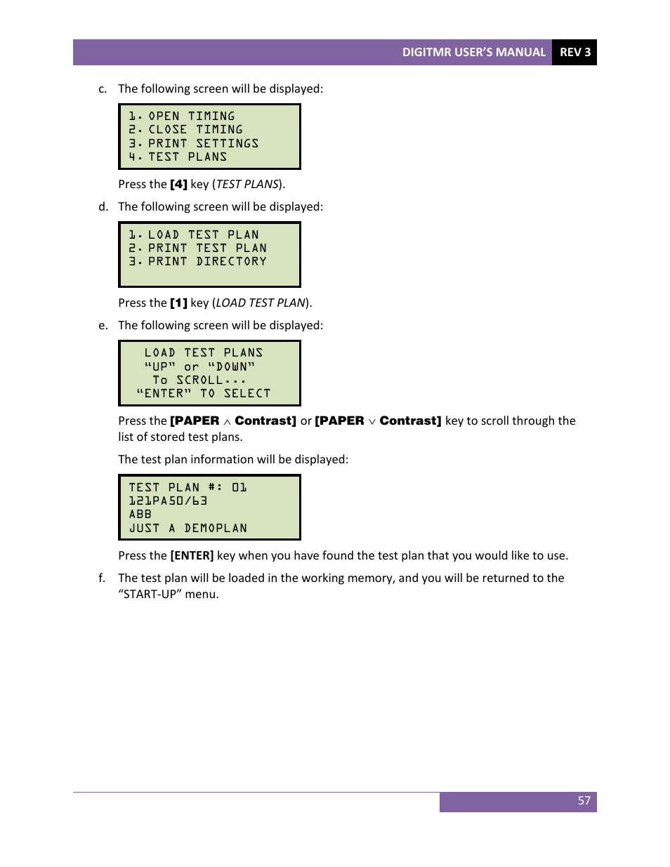 Vanguard DigiTMR User Manual | Page 62 / 86