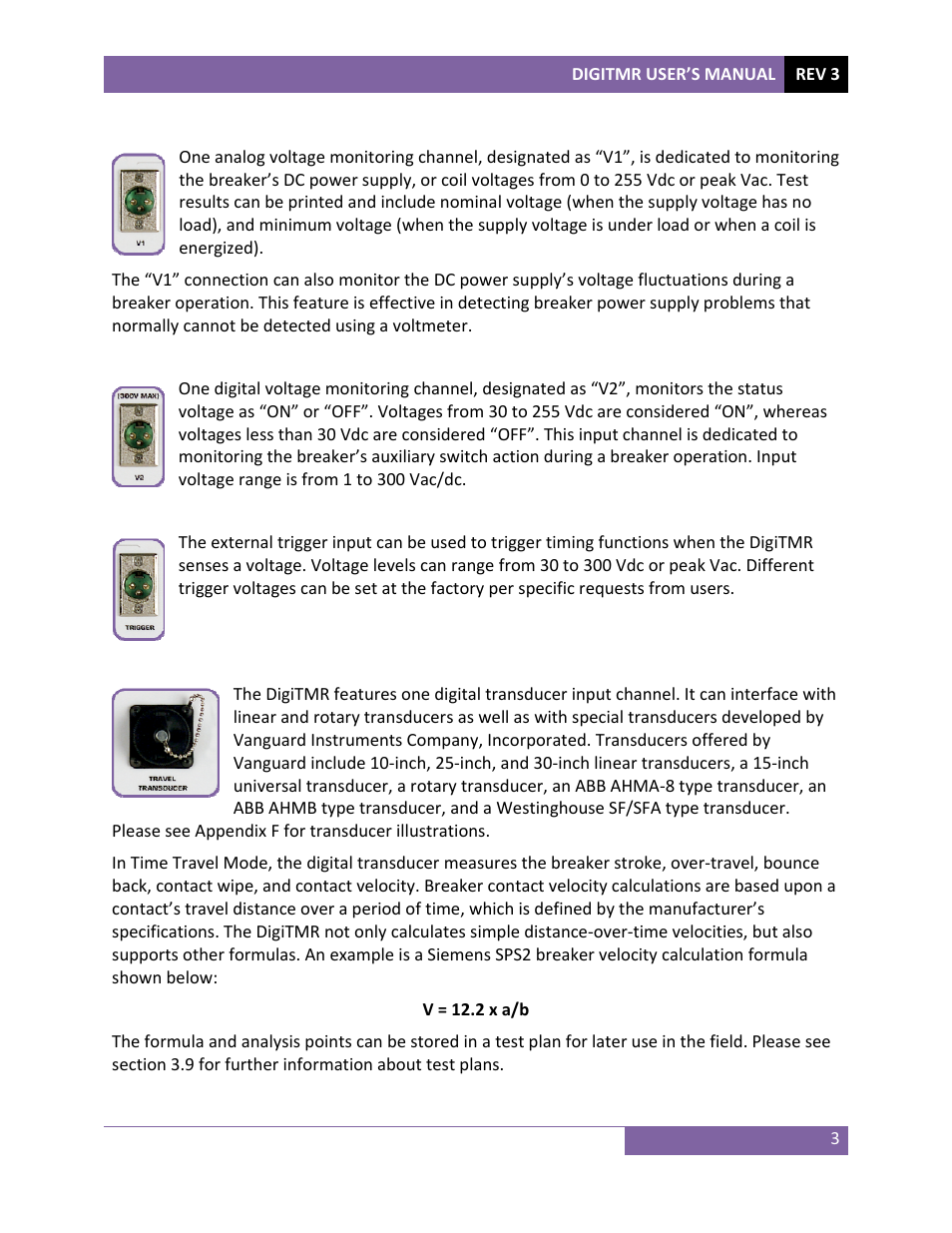 Vanguard DigiTMR User Manual | Page 8 / 86