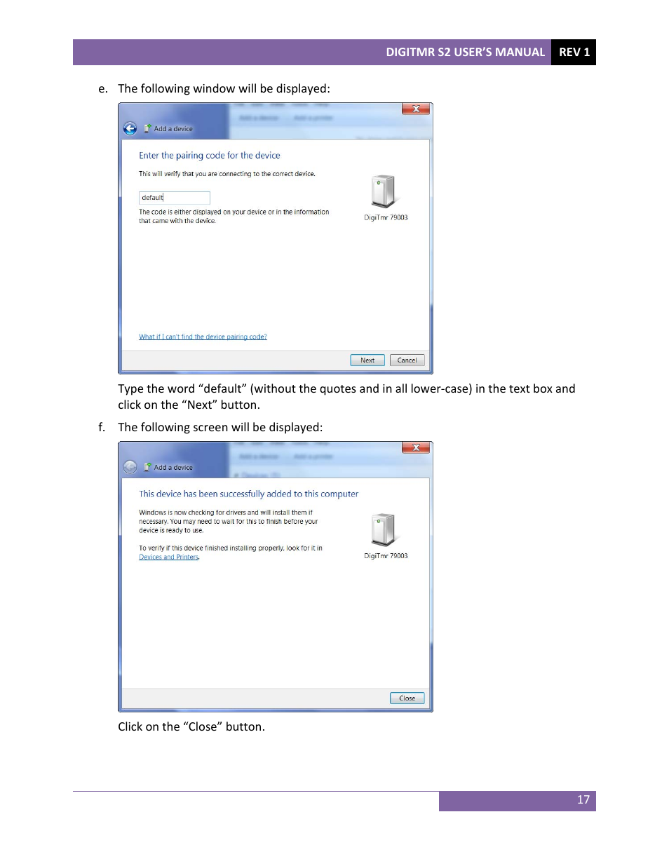 Vanguard DigiTMR S2 User Manual | Page 22 / 123