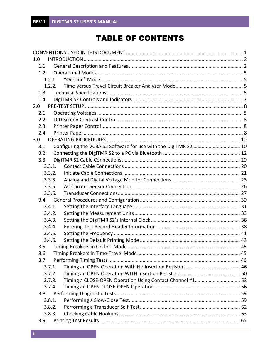 Vanguard DigiTMR S2 User Manual | Page 3 / 123