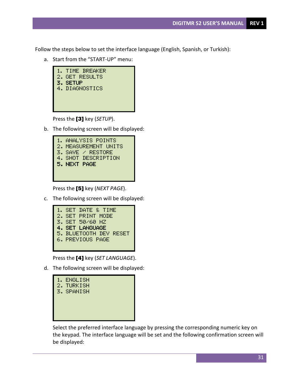 Vanguard DigiTMR S2 User Manual | Page 36 / 123