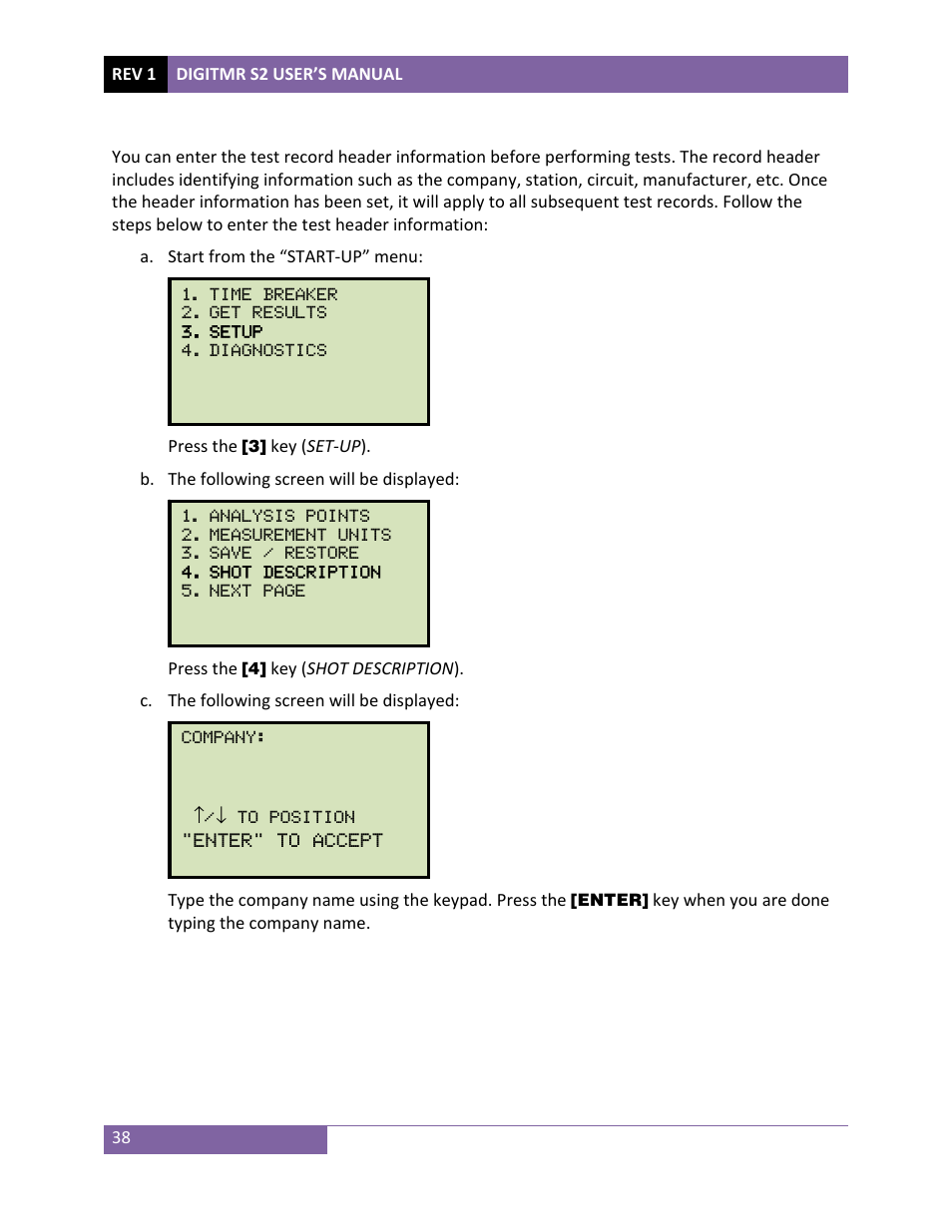 Vanguard DigiTMR S2 User Manual | Page 43 / 123