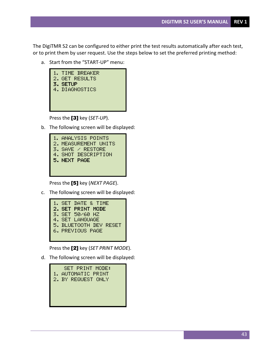 Vanguard DigiTMR S2 User Manual | Page 48 / 123