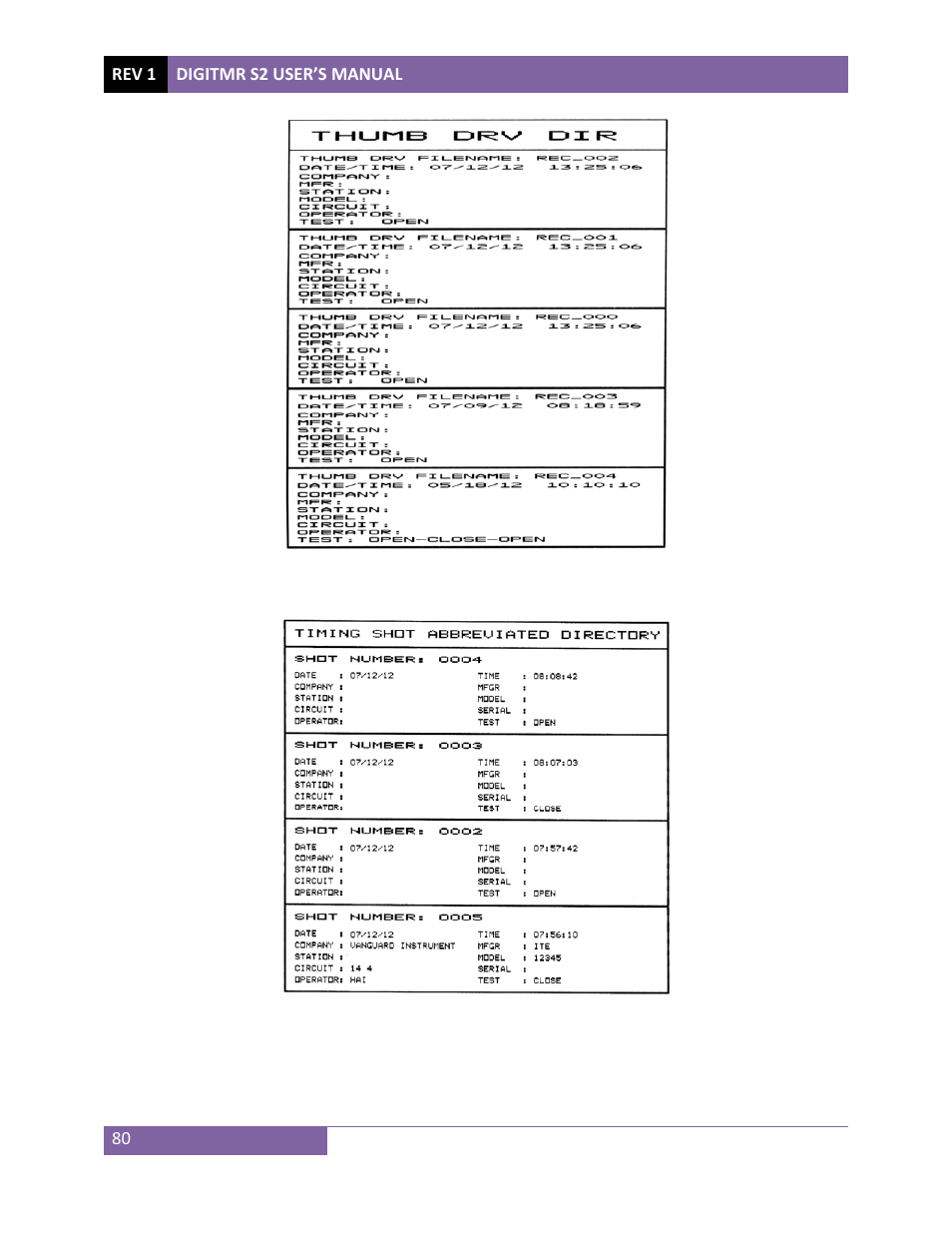 Vanguard DigiTMR S2 User Manual | Page 85 / 123