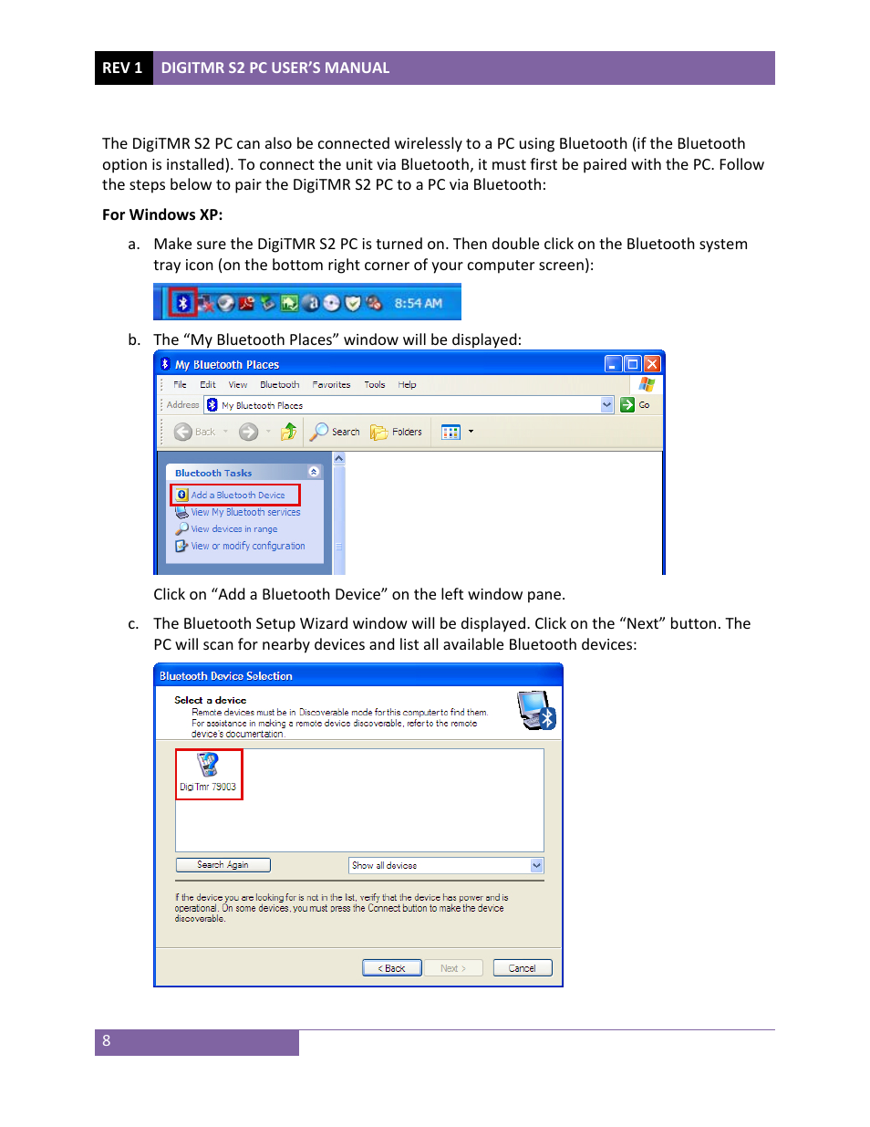 Vanguard DigiTMR S2 PC User Manual | Page 11 / 31