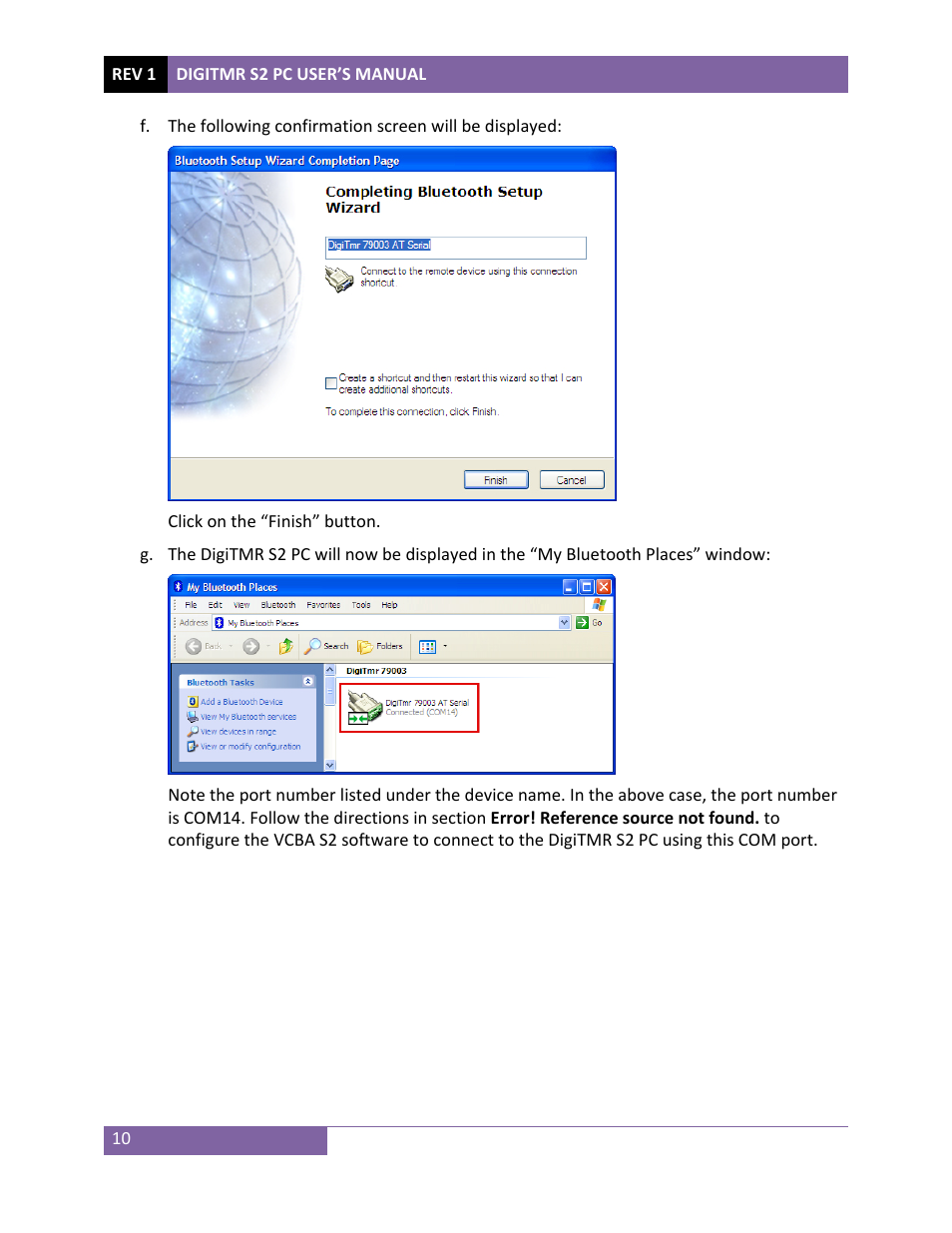 Vanguard DigiTMR S2 PC User Manual | Page 13 / 31
