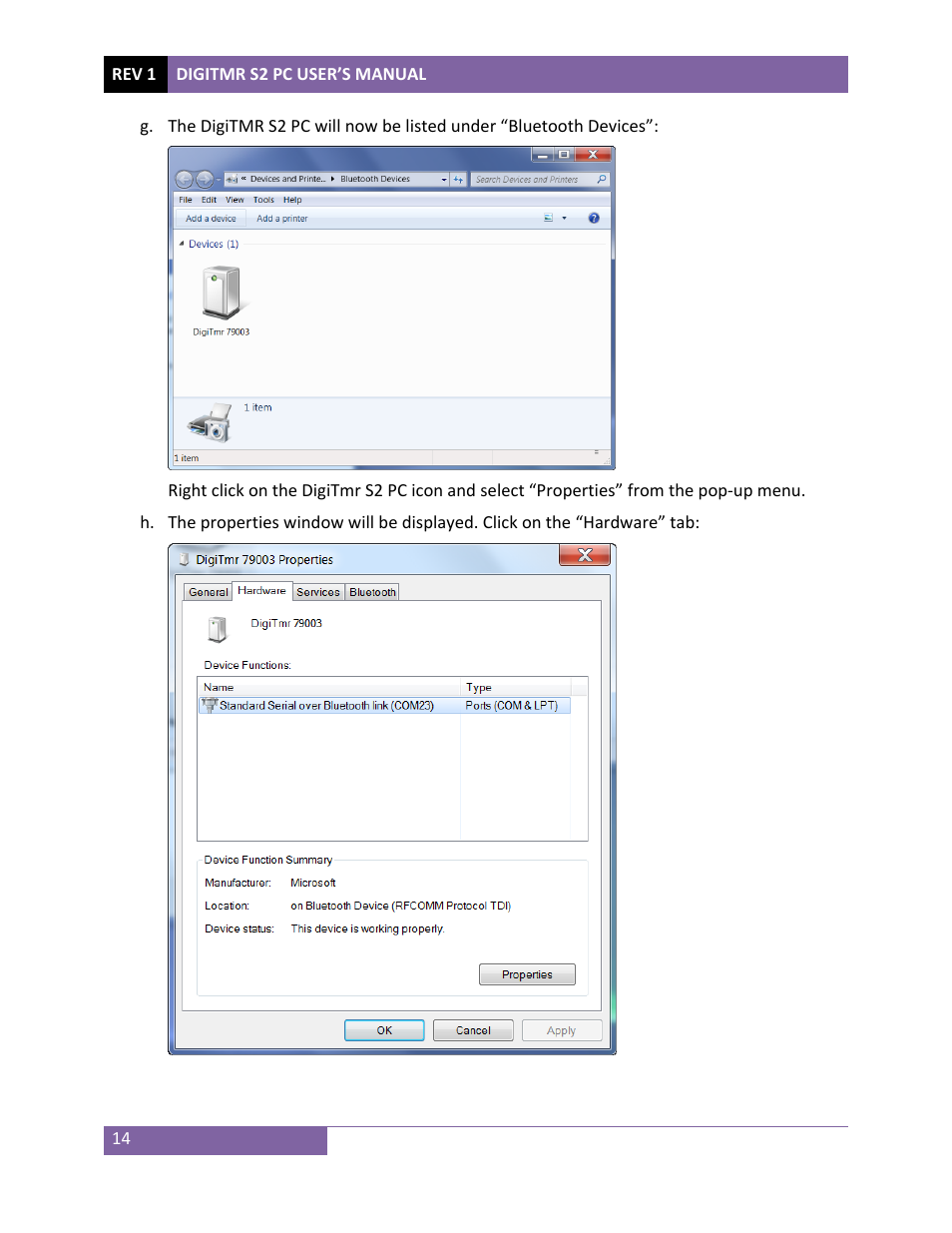 Vanguard DigiTMR S2 PC User Manual | Page 17 / 31