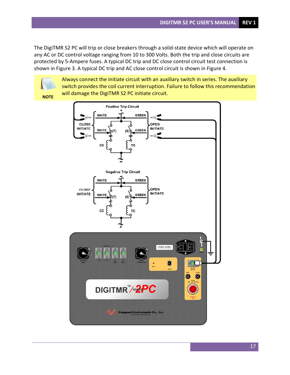 Vanguard DigiTMR S2 PC User Manual | Page 20 / 31