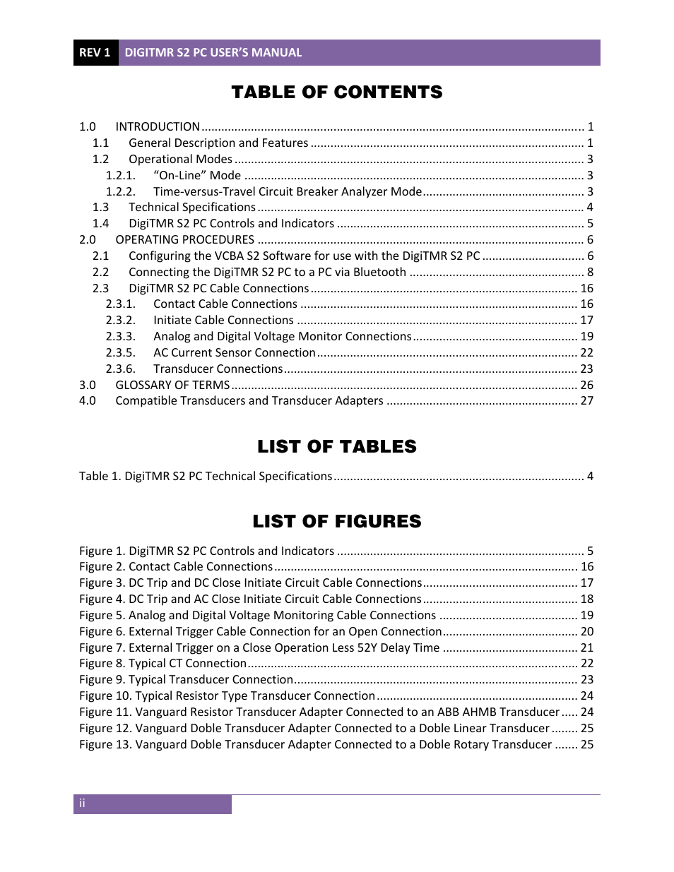Vanguard DigiTMR S2 PC User Manual | Page 3 / 31
