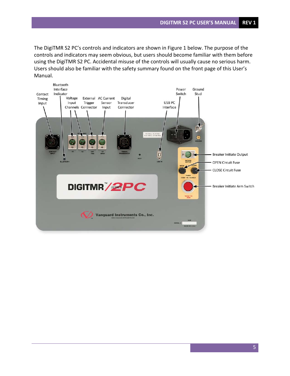 Vanguard DigiTMR S2 PC User Manual | Page 8 / 31