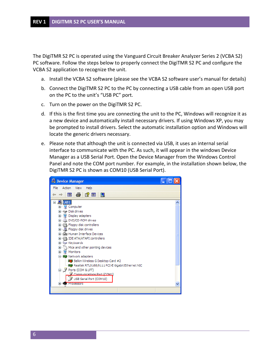 Vanguard DigiTMR S2 PC User Manual | Page 9 / 31