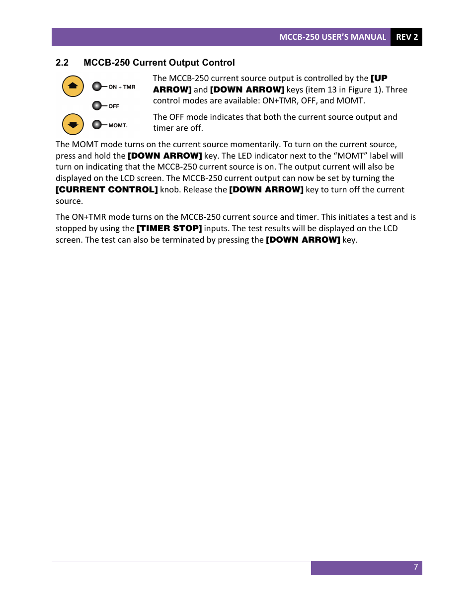 Vanguard MCCB-250 User Manual | Page 10 / 17