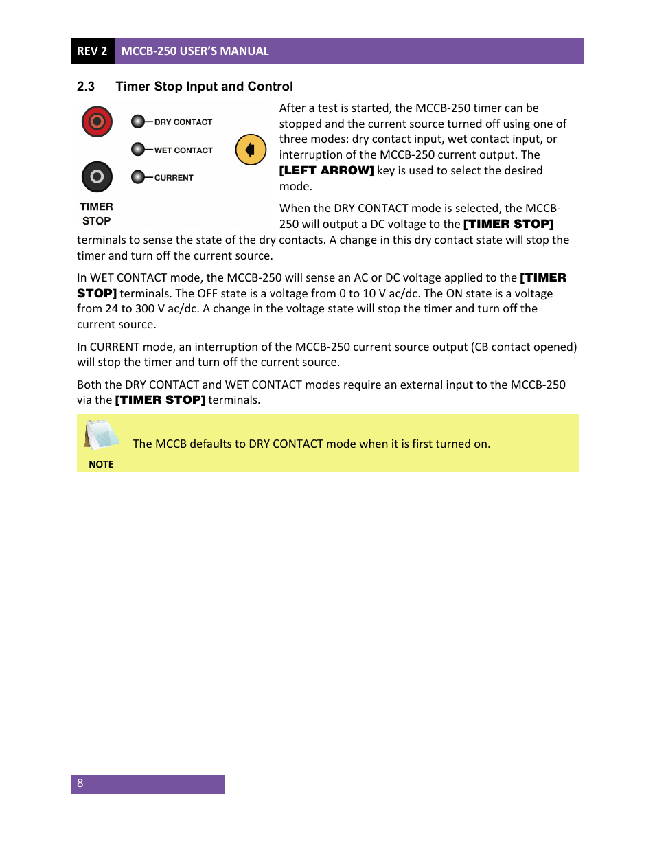 Vanguard MCCB-250 User Manual | Page 11 / 17