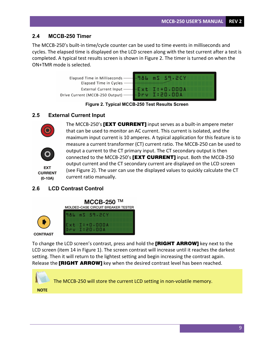 Vanguard MCCB-250 User Manual | Page 12 / 17