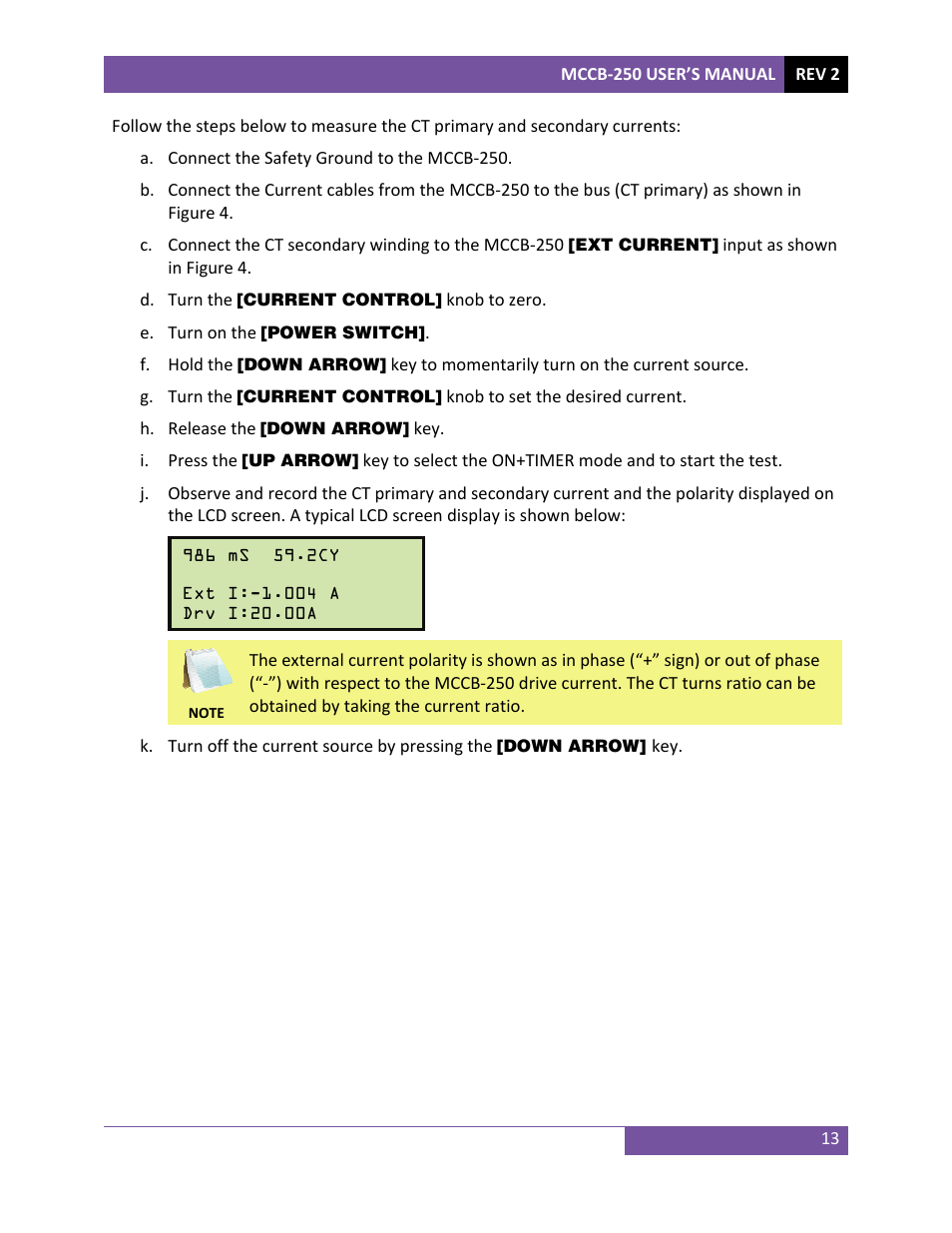 Vanguard MCCB-250 User Manual | Page 16 / 17