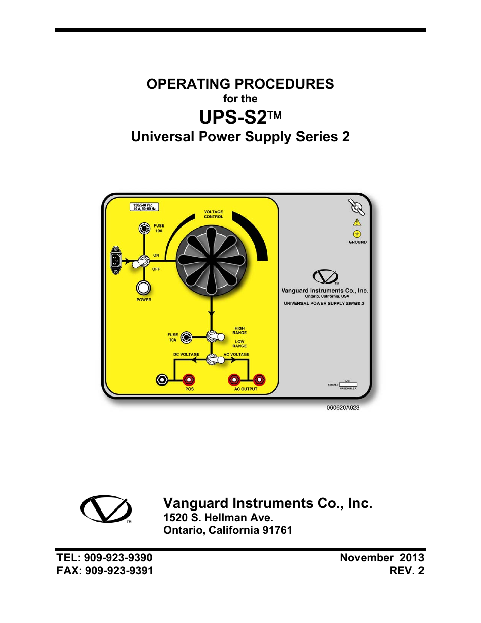 Vanguard UPS S2 User Manual | 13 pages