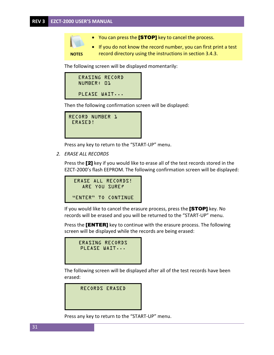 Vanguard EZCT-2000 User Manual | Page 35 / 68