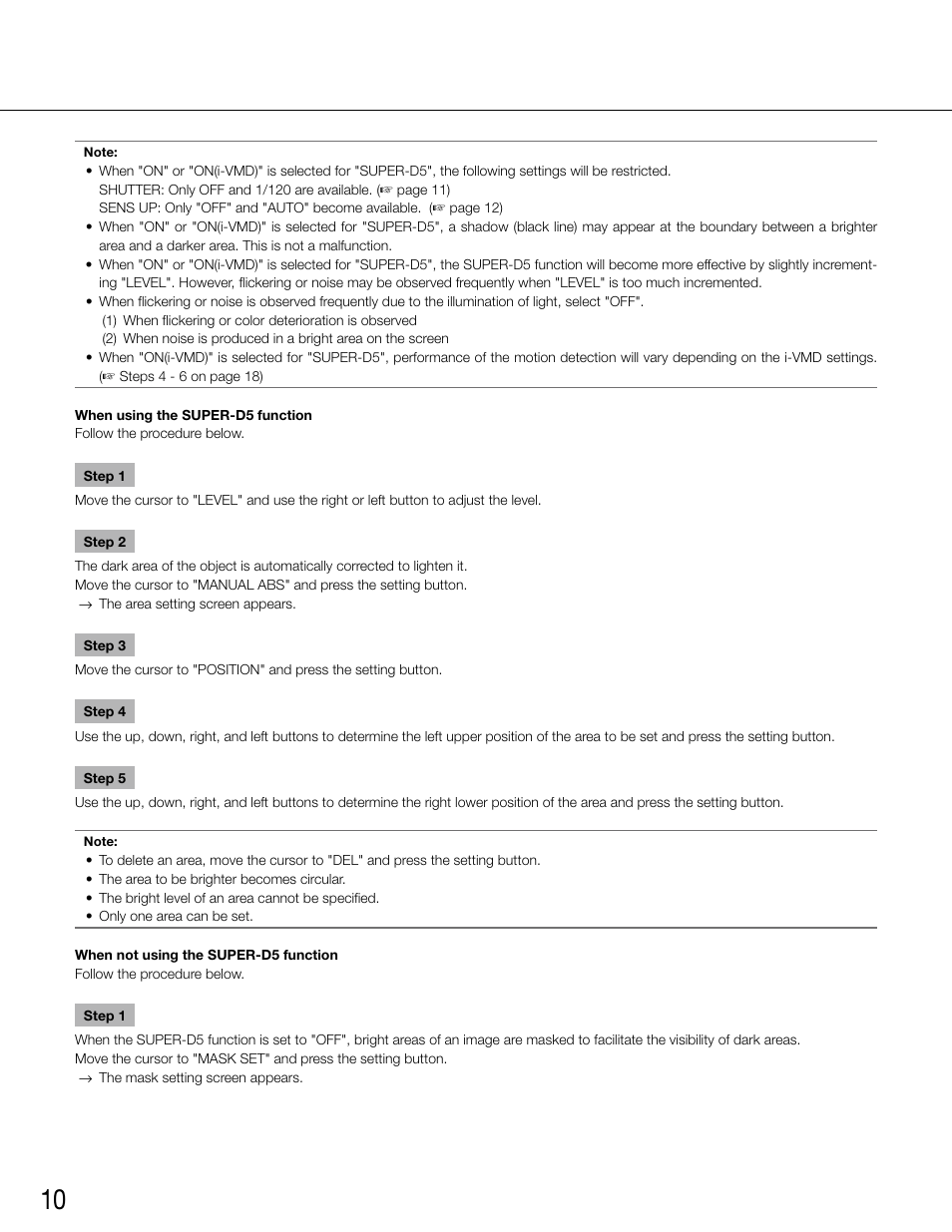 Panasonic WV-CW500S/G User Manual | Page 10 / 32