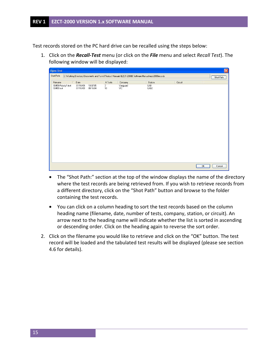 Vanguard EZCT-2000 User Manual | Page 17 / 45