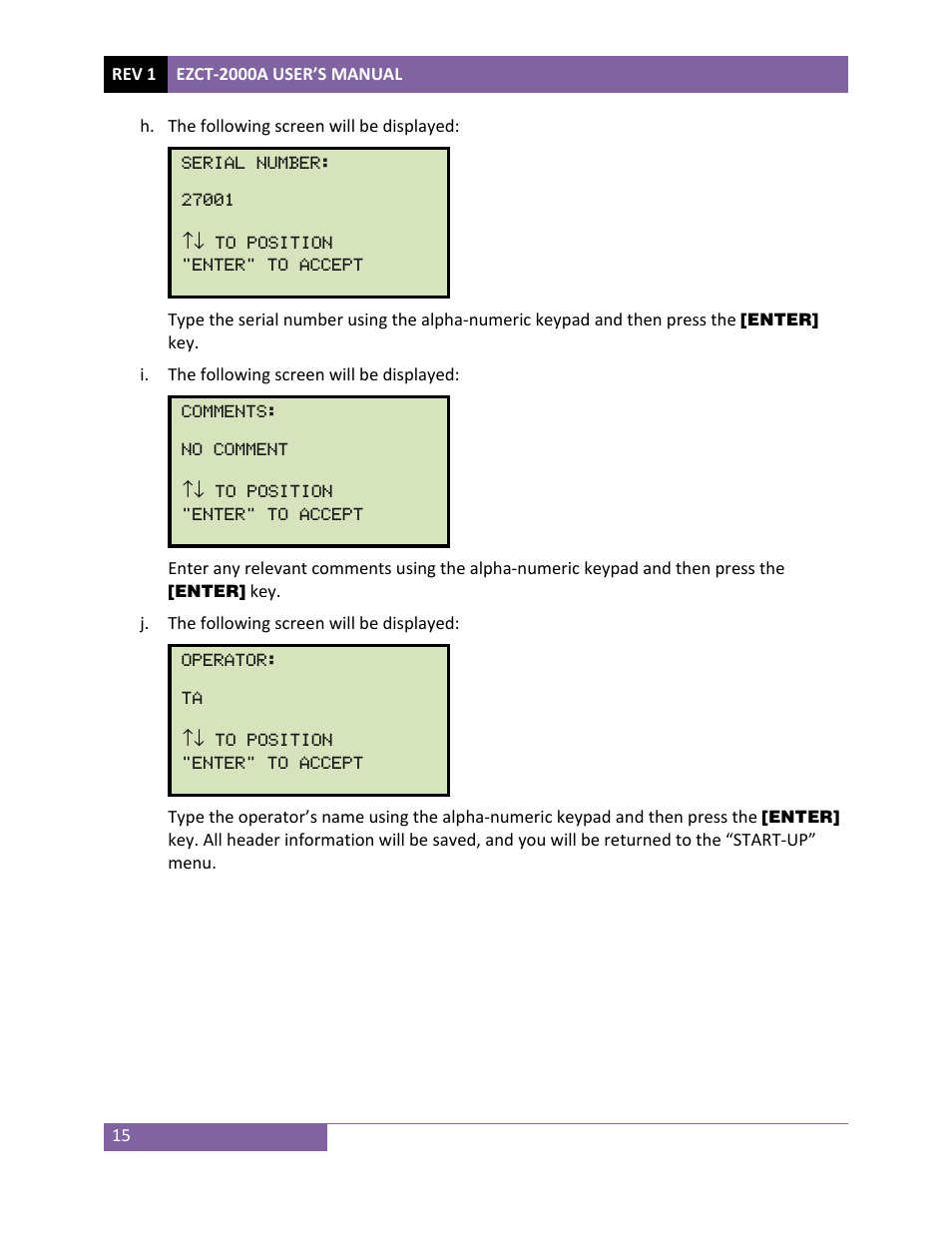 Vanguard EZCT-2000A User Manual | Page 19 / 103