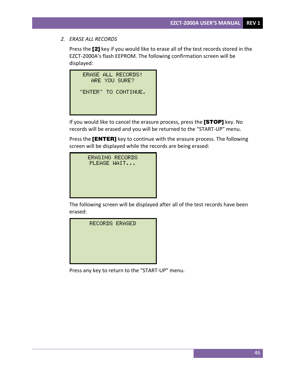 Vanguard EZCT-2000A User Manual | Page 50 / 103