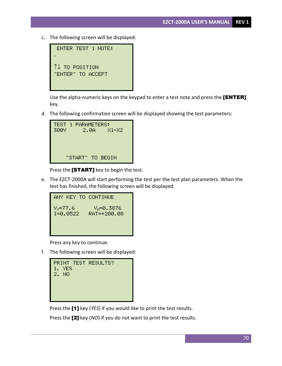 Vanguard EZCT-2000A User Manual | Page 74 / 103