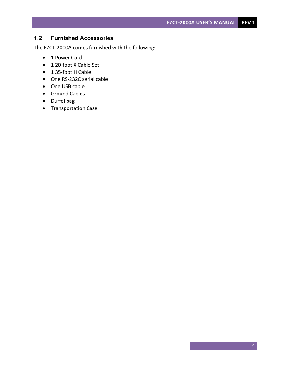 Vanguard EZCT-2000A User Manual | Page 8 / 103