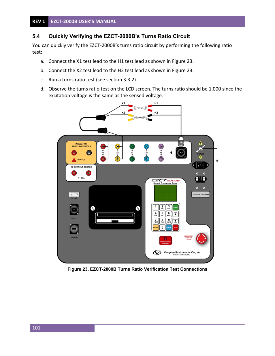Vanguard EZCT-2000B User Manual | Page 105 / 118