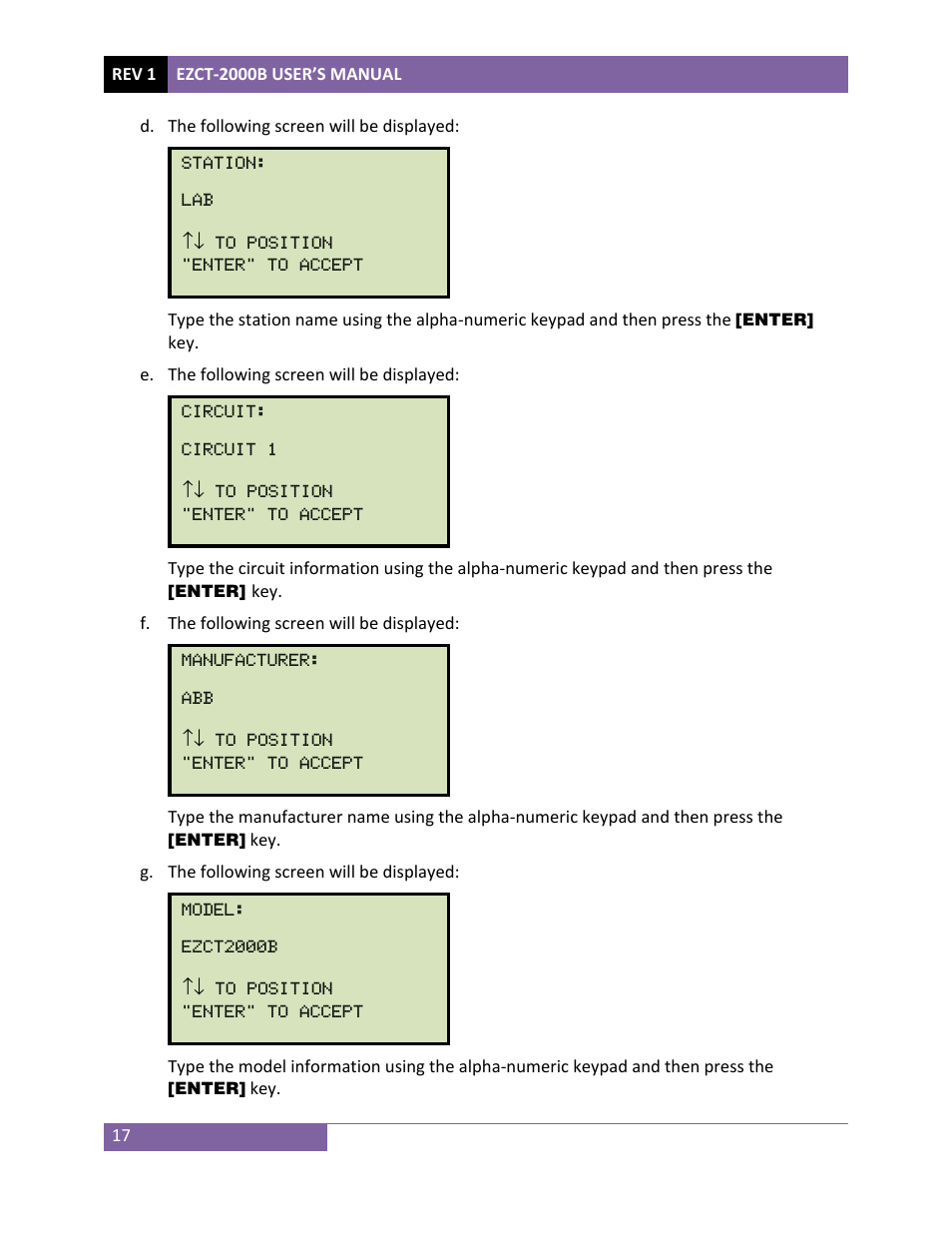 Vanguard EZCT-2000B User Manual | Page 21 / 118