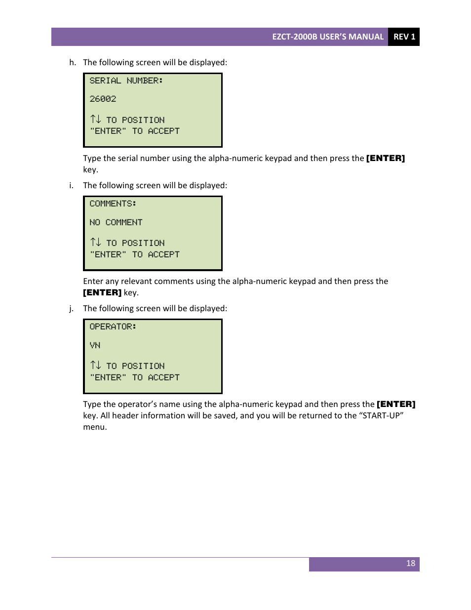 Vanguard EZCT-2000B User Manual | Page 22 / 118