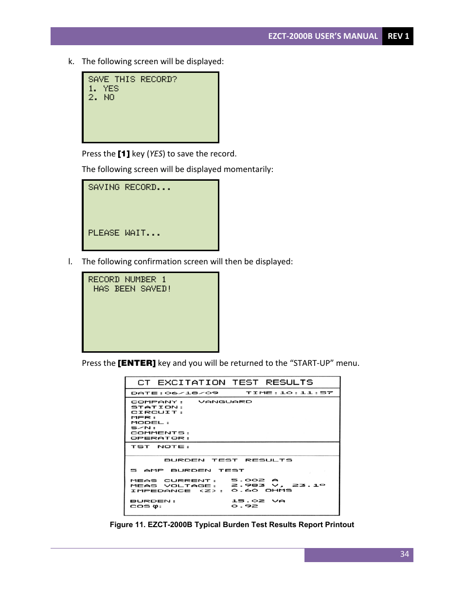 Vanguard EZCT-2000B User Manual | Page 38 / 118