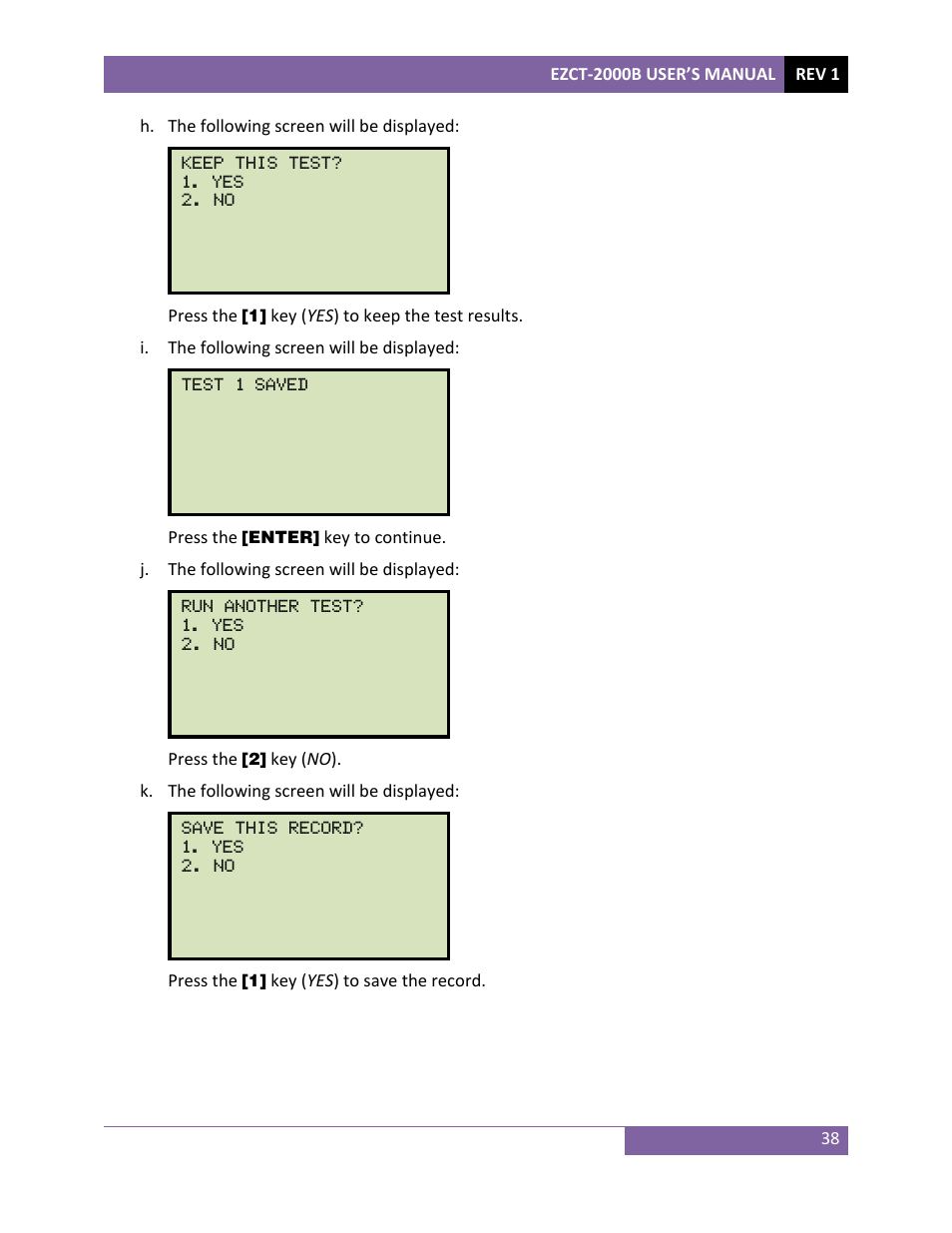 Vanguard EZCT-2000B User Manual | Page 42 / 118